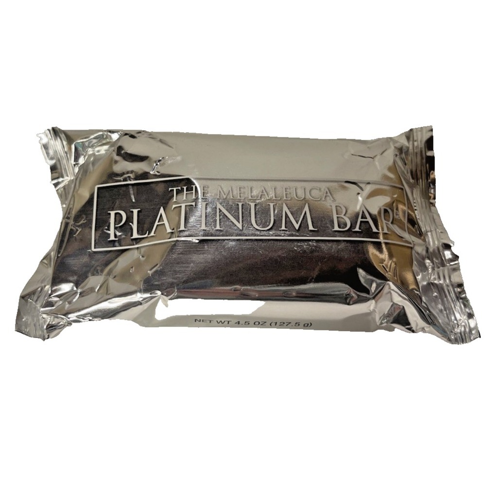 Melaleuca Platinum Body Bar Soap for Body, Silver Color, Men & Women